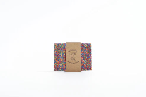 Laura's Play Cotton | Speeldoek | 90x90 cm | Confetti Regenboog