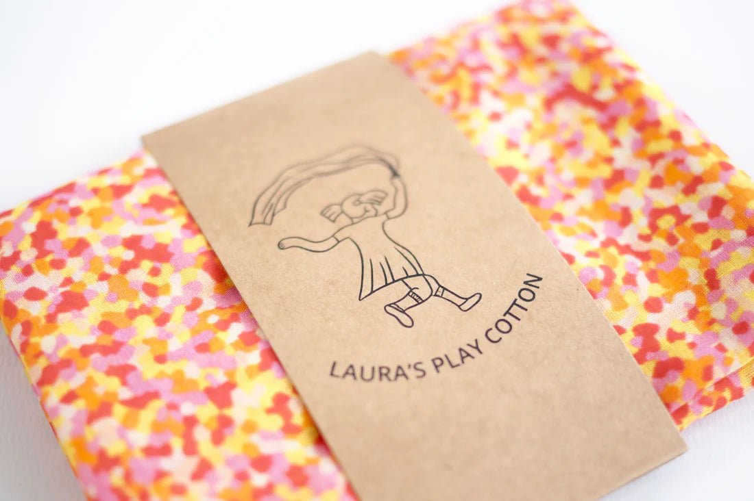 Laura's Play Cotton | Speeldoek | 90x90 cm | Confetti Warm