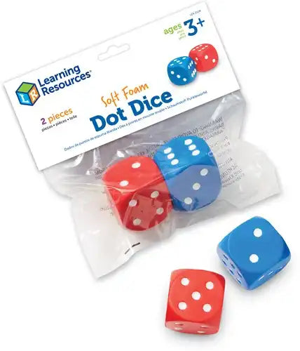 Learning Resources | Foam Dobbelsteen | 2 stuks