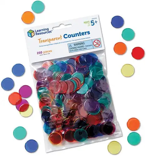 Learning Resources | Transparent Counters (Set of 250)