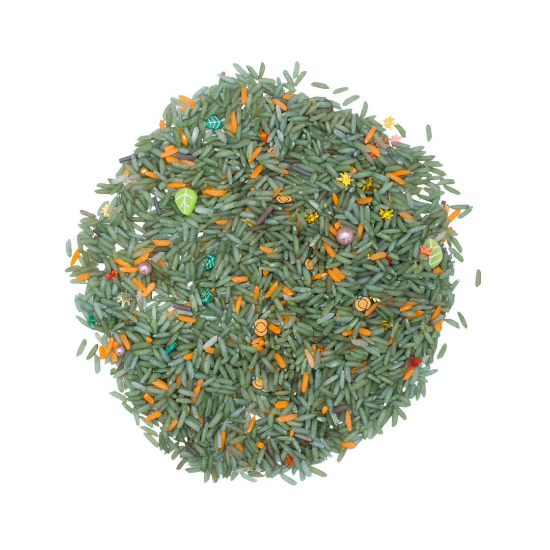 Leukmetletters | Speelrijst | Bos mix | 800 gram