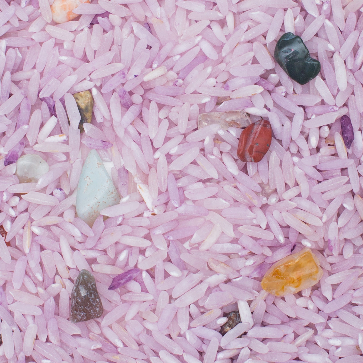 Leukmetletters | Speelrijst | Edelstenen mix | 800 gram