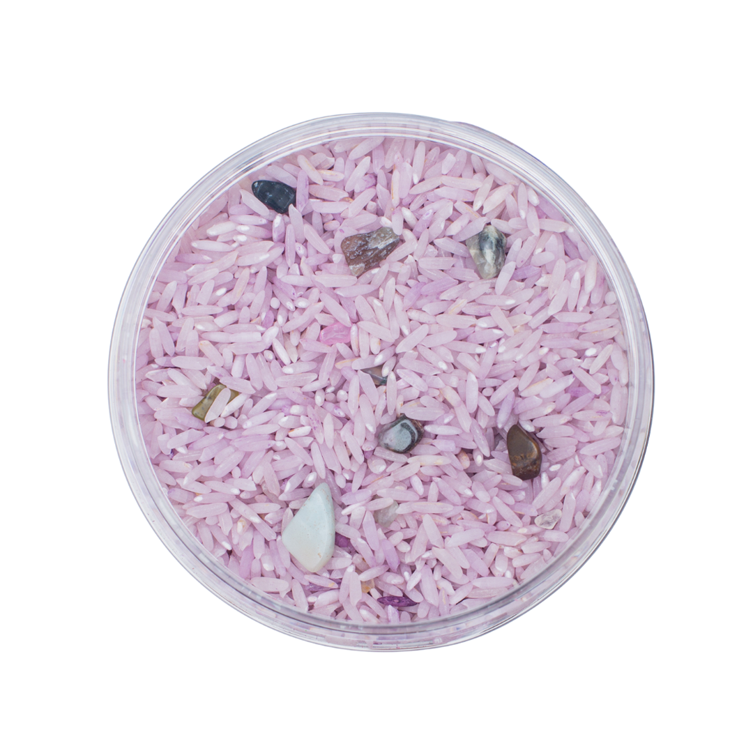 Leukmetletters | Speelrijst | Edelstenen mix | 800 gram