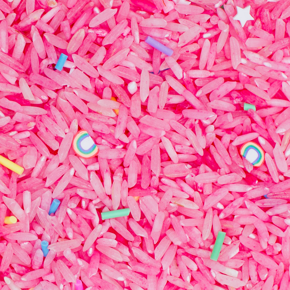 Leukmetletters | Speelrijst | Regenboog mix | 800 gram