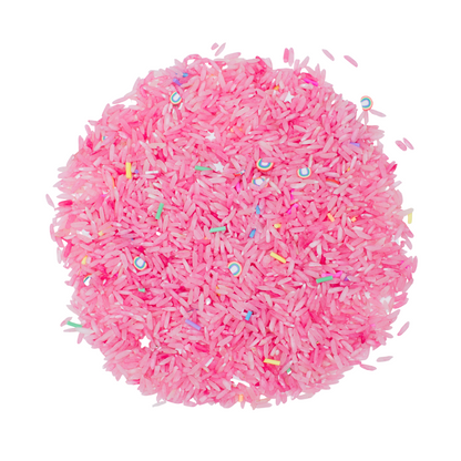 Leukmetletters | Speelrijst | Regenboog mix | 800 gram
