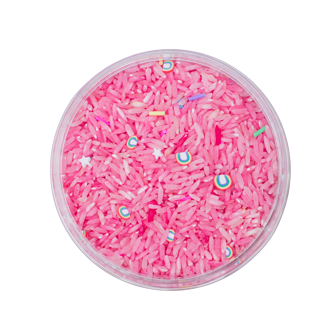 Leukmetletters | Speelrijst | Regenboog mix | 800 gram