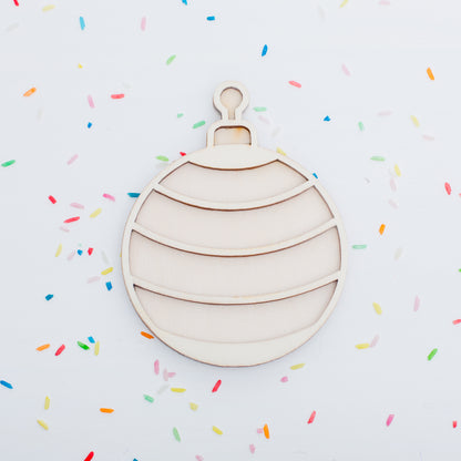 Leukmetletters | Vulvorm | Kerstbal