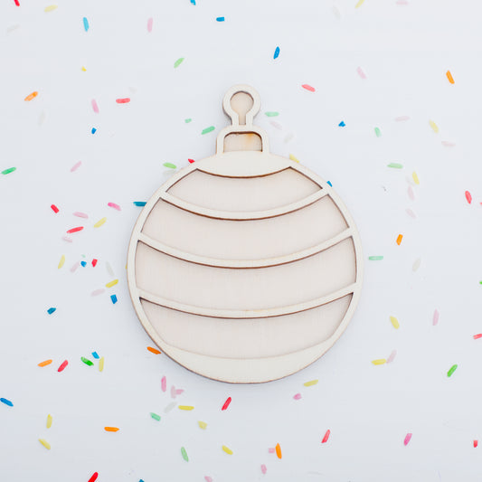 Leukmetletters | Vulvorm | Kerstbal