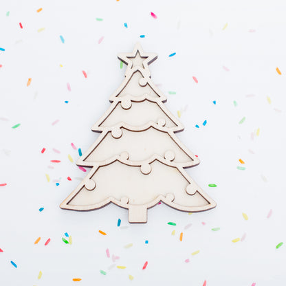 Leukmetletters | Vulvorm | Kerstboom