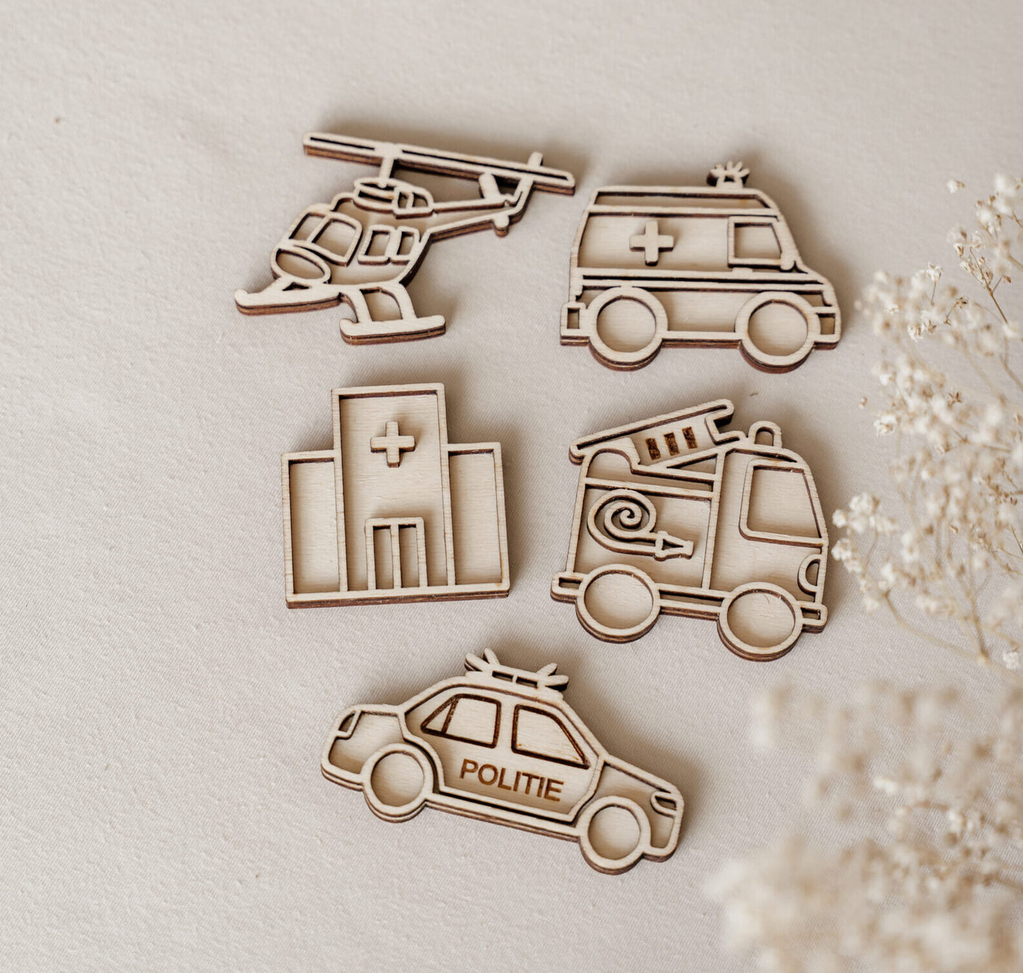 Leukmetletters | Vulvorm | Mini Set | Hulpvoertuigen