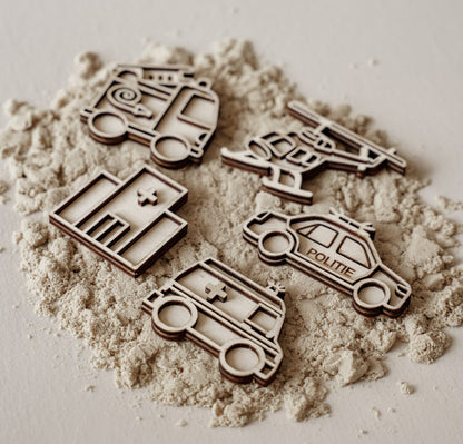 Leukmetletters | Vulvorm | Mini Set | Hulpvoertuigen