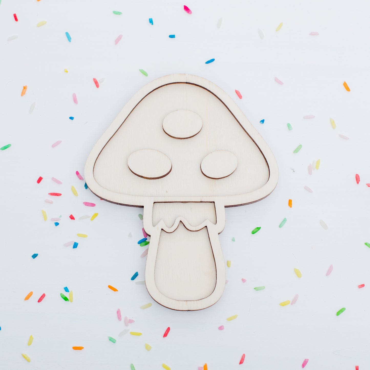 Leukmetletters | Vulvorm | Paddenstoel