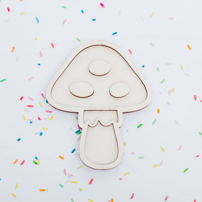 Leukmetletters | Vulvorm | Paddenstoel