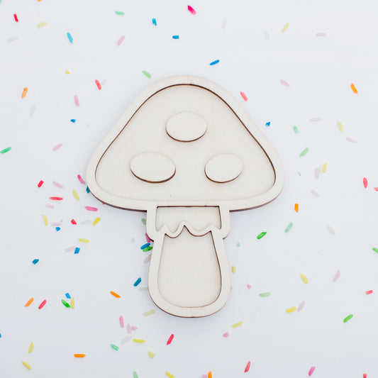 Leukmetletters | Vulvorm | Paddenstoel