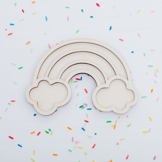 Leukmetletters | Vulvorm | Regenboog