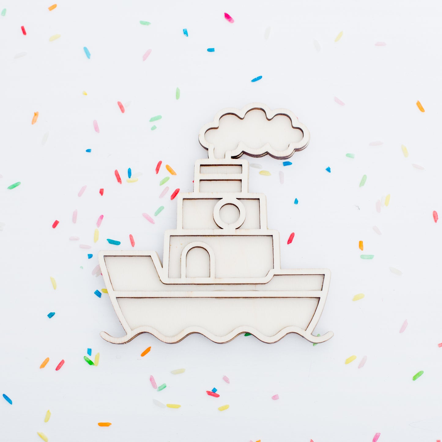 Leukmetletters | Vulvorm | Stoomboot (Vernieuwde Versie)