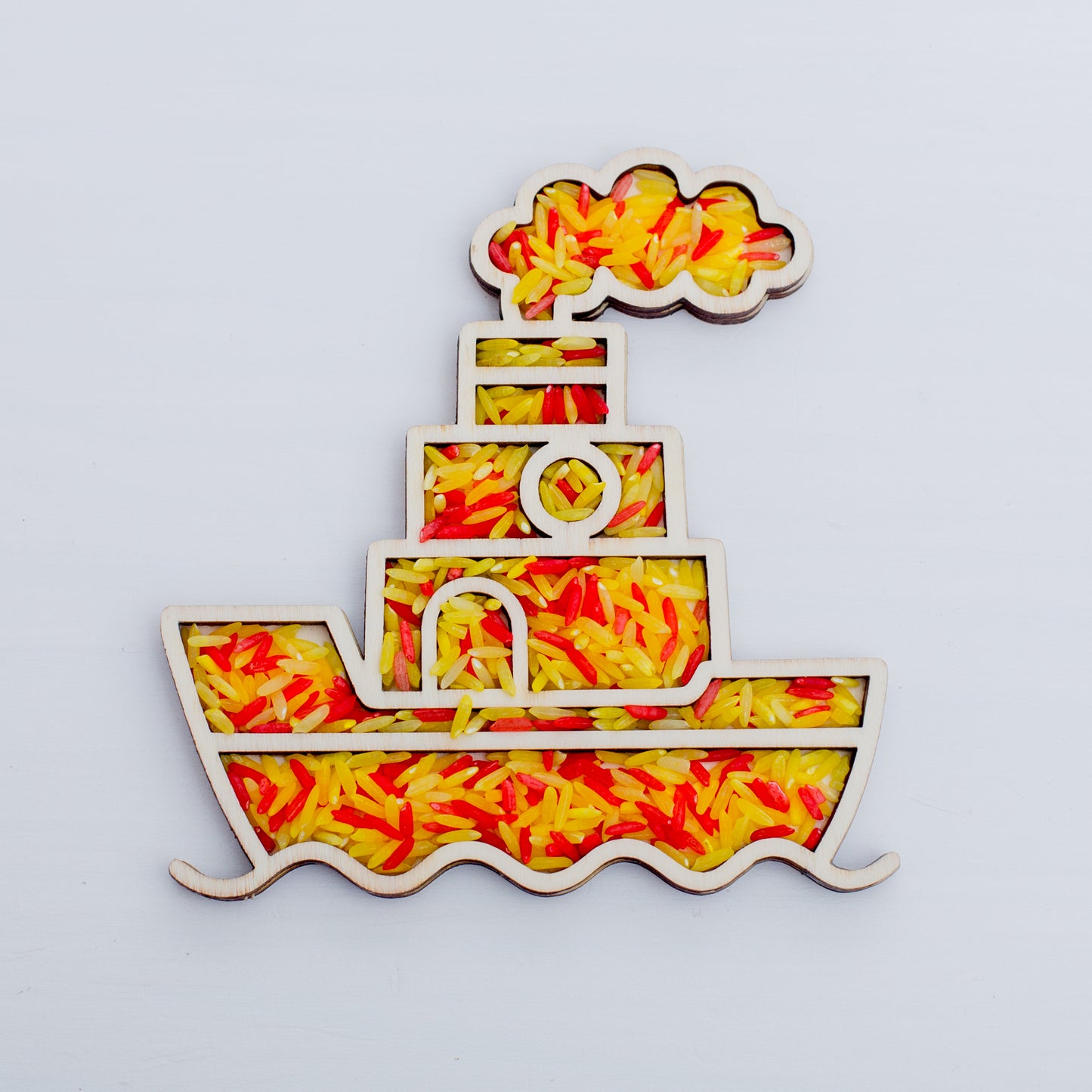 Leukmetletters | Vulvorm | Stoomboot (Vernieuwde Versie)