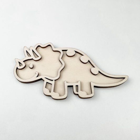 Leukmetletters | Vulvorm | Triceratops