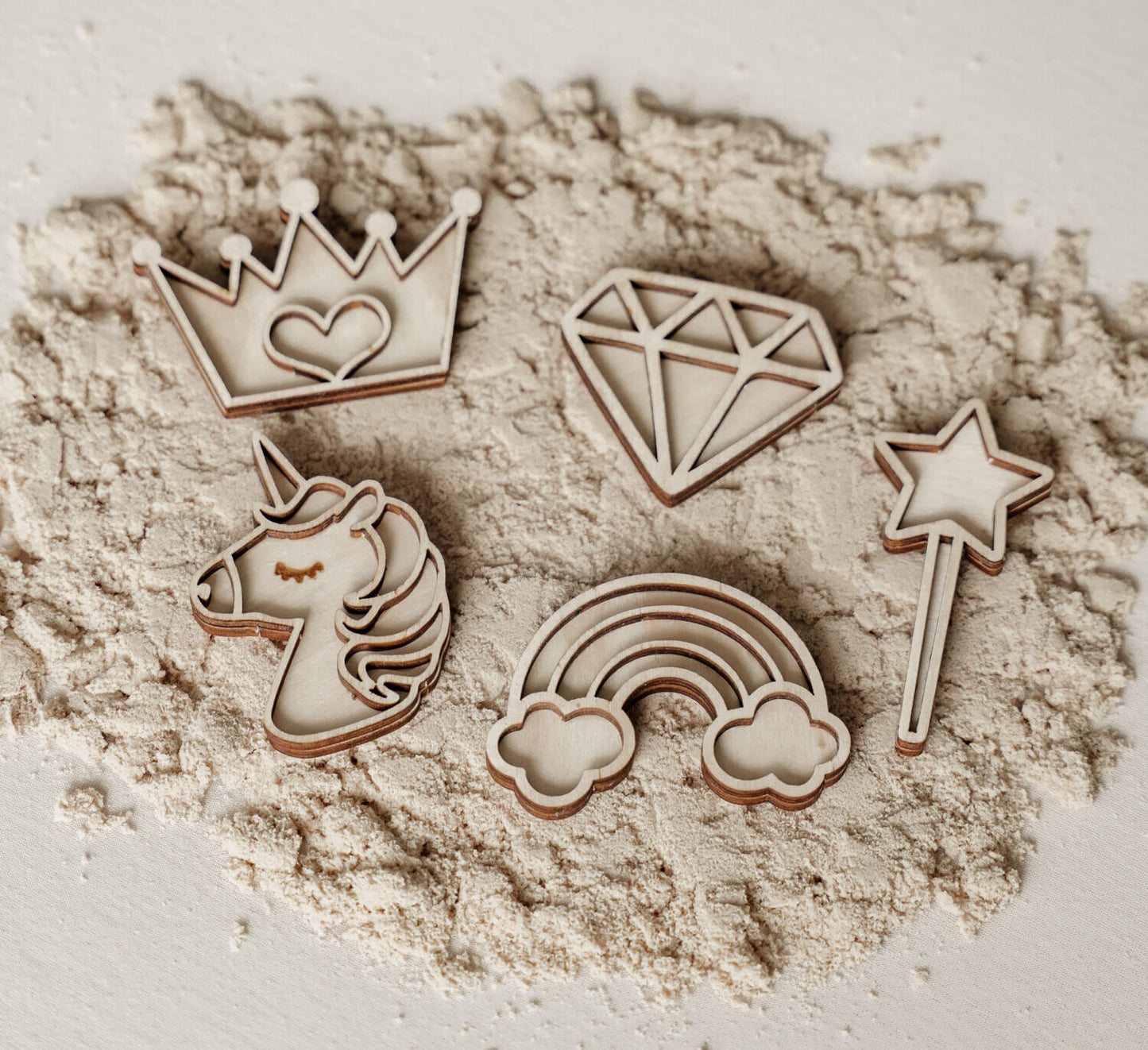 Leukmetletters | Vulvorm | Mini Set | Eenhoorn