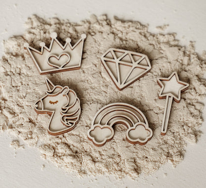 Leukmetletters | Vulvorm | Mini Set | Eenhoorn
