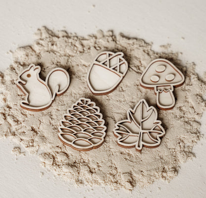 Leukmetletters | Vulvorm | Mini Set | Herfst