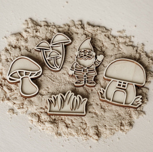 Leukmetletters | Vulvorm | Mini Set | Kabouter (Vernieuwde Versie)