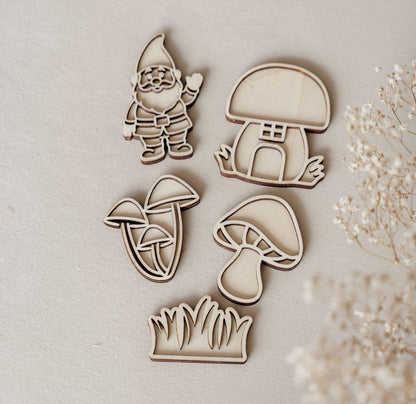 Leukmetletters | Vulvorm | Mini Set | Kabouter (Vernieuwde Versie)