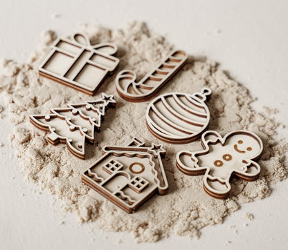 Leukmetletters | Vulvorm | Mini Set | Kerstmis Boom