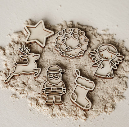 Leukmetletters | Vulvorm | Mini Set | Kerstmis Krans