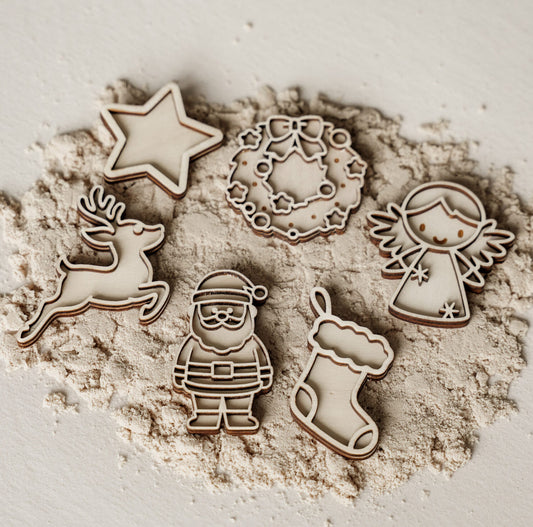 Leukmetletters | Vulvorm | Mini Set | Kerstmis Krans