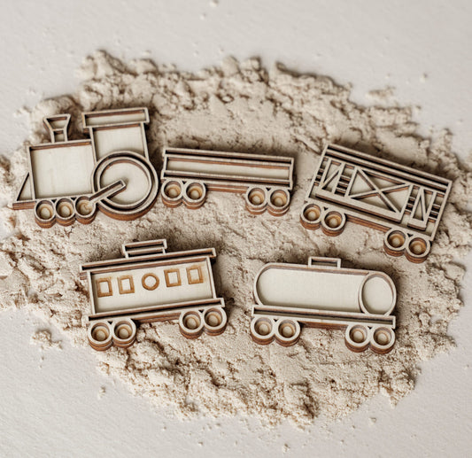 Leukmetletters | Vulvorm | Mini Set | Trein