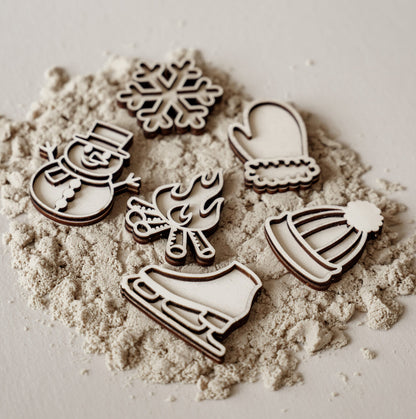 Leukmetletters | Vulvorm | Mini Set | Winter