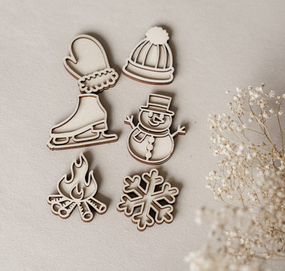 Leukmetletters | Vulvorm | Mini Set | Winter