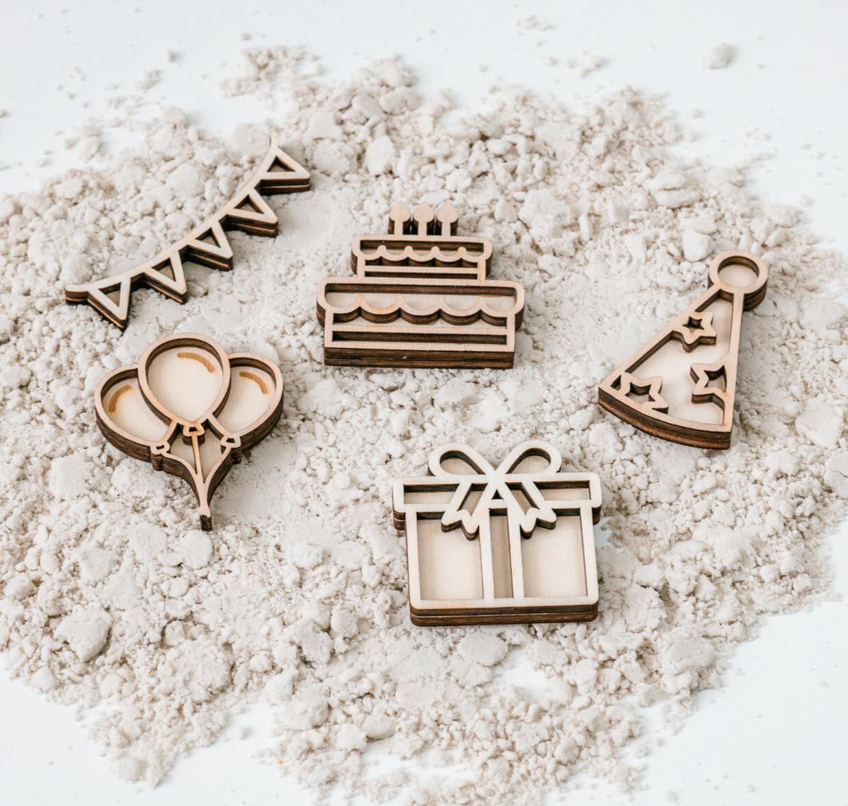 Leukmetletters | Vulvorm | Mini Set | Feest