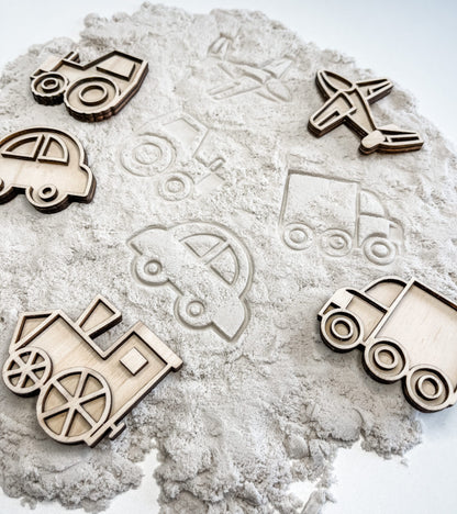 Leukmetletters | Vulvorm | Mini Set | Voertuigen