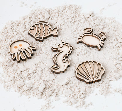 Leukmetletters | Vulvorm | Mini Set | Zeedieren