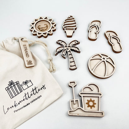 Leukmetletters | Vulvorm | Mini Set | Strand
