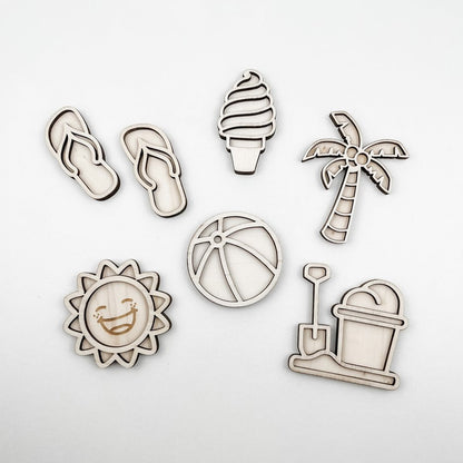 Leukmetletters | Vulvorm | Mini Set | Strand