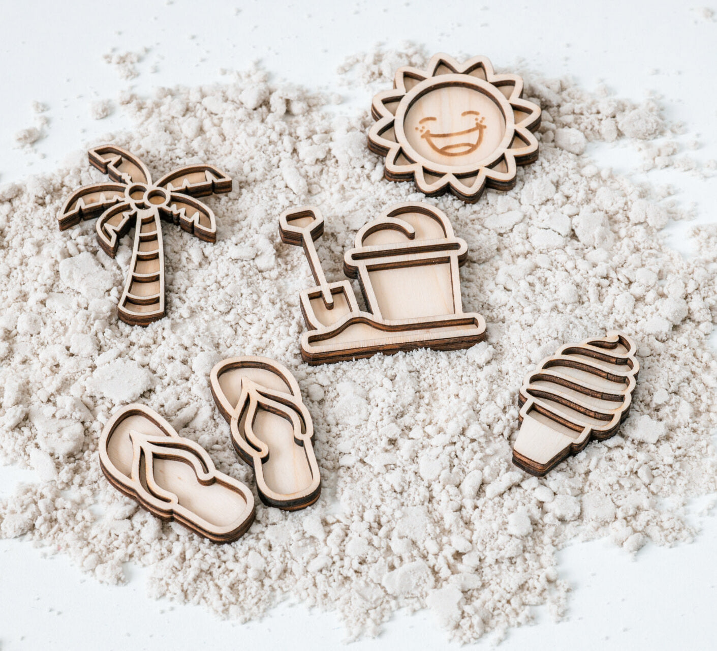 Leukmetletters | Vulvorm | Mini Set | Strand