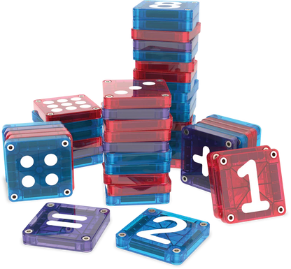 MAGNA-TILES® | MicroMAGS | Cijfers | 56 Stuks