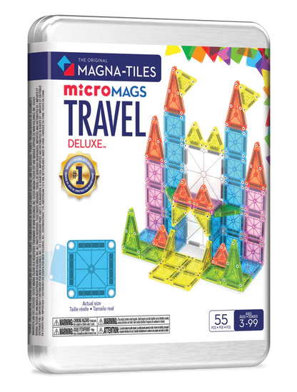 MAGNA-TILES® | MicroMAGS | Travel Set | Deluxe | 55 Stuks