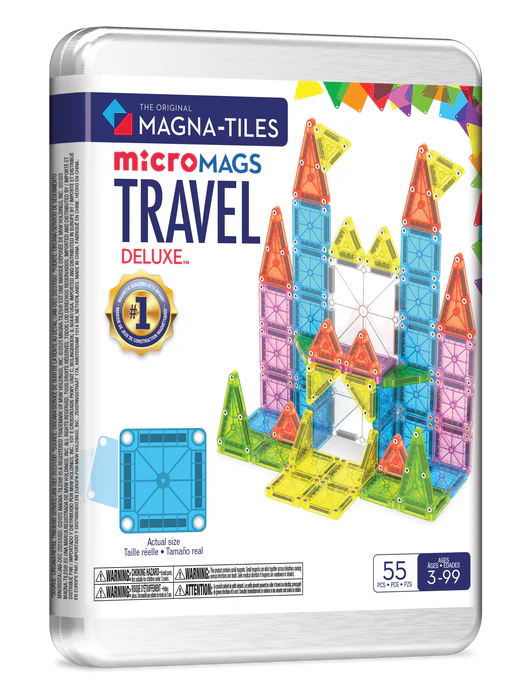 MAGNA-TILES® | MicroMAGS | Travel Set | Deluxe | 55 Stuks