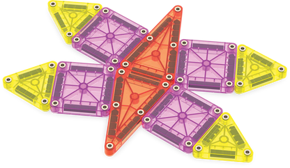MAGNA-TILES® | MicroMAGS | Travel Set | Deluxe | 55 Stuks