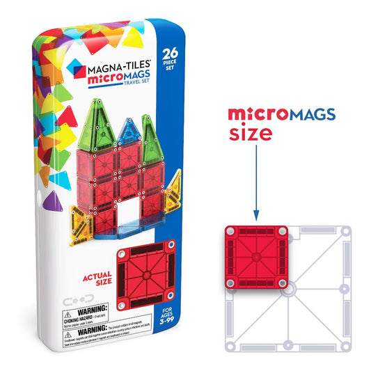 MAGNA-TILES® | MicroMAGS | Travel Set | 26 Stuks