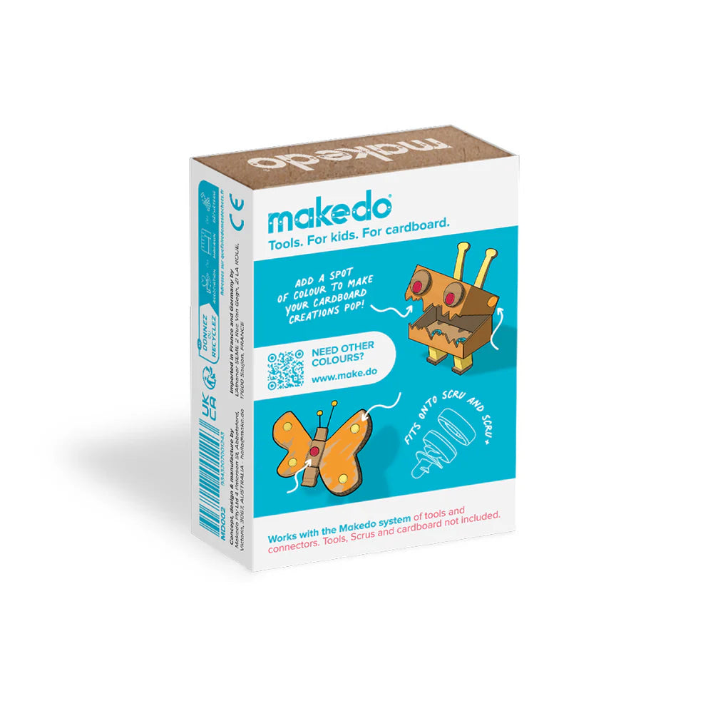 Makedo | Schoeven Dop | Summer Daze | 36 stuks