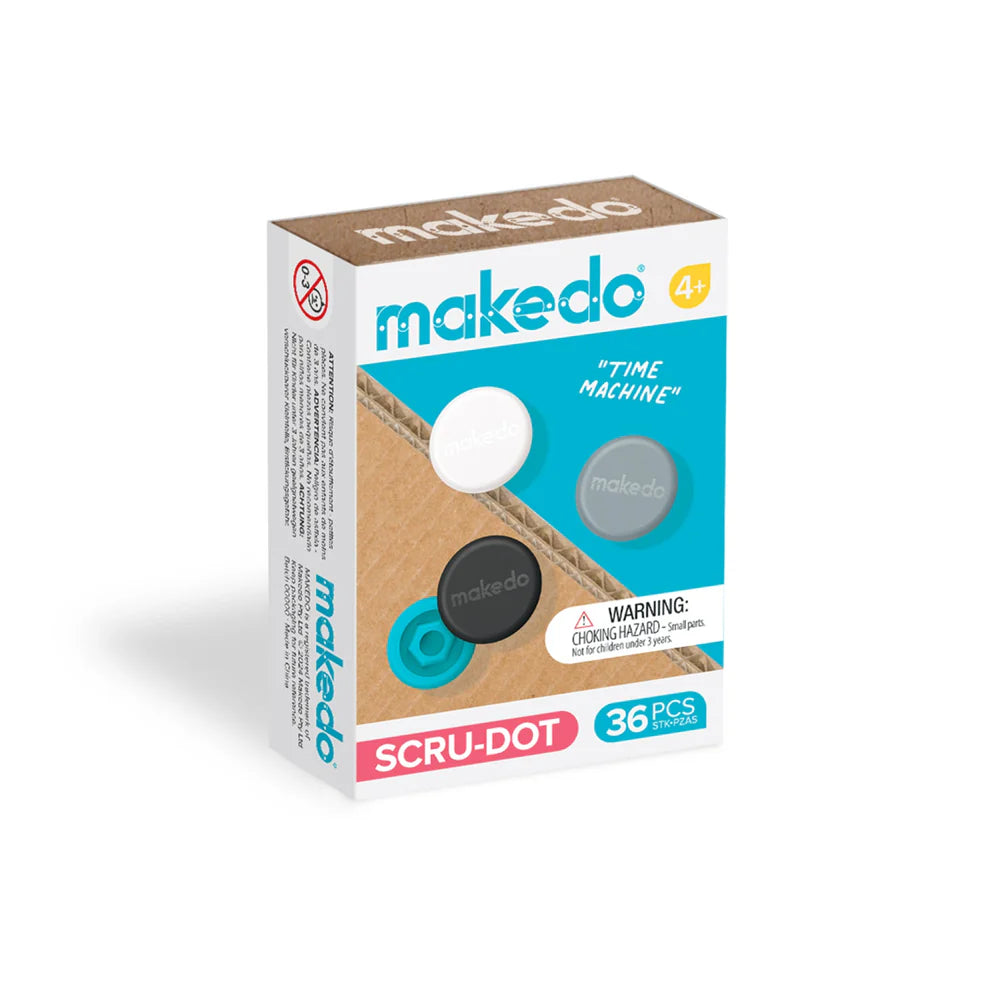 Makedo | Schoeven Dop | Time Machine | 36 stuks
