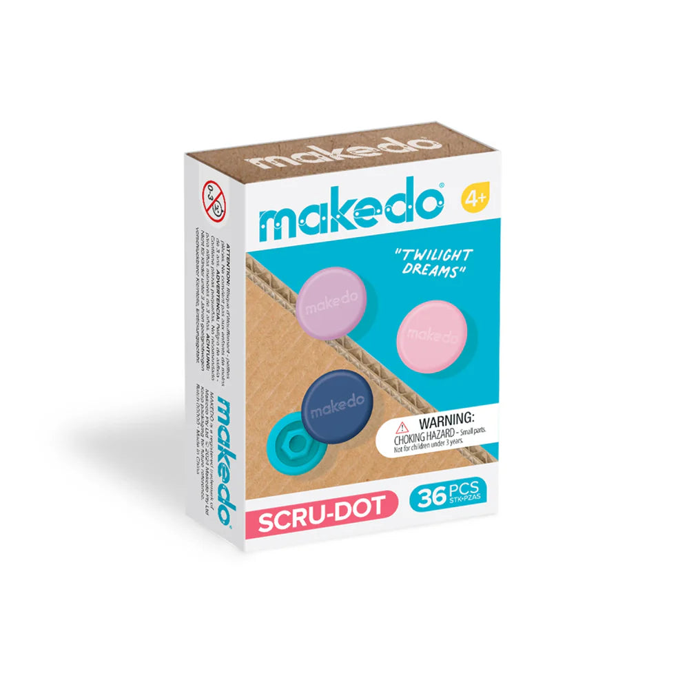 Makedo | Schoeven Dop | Twilight Dreams | 36 stuks