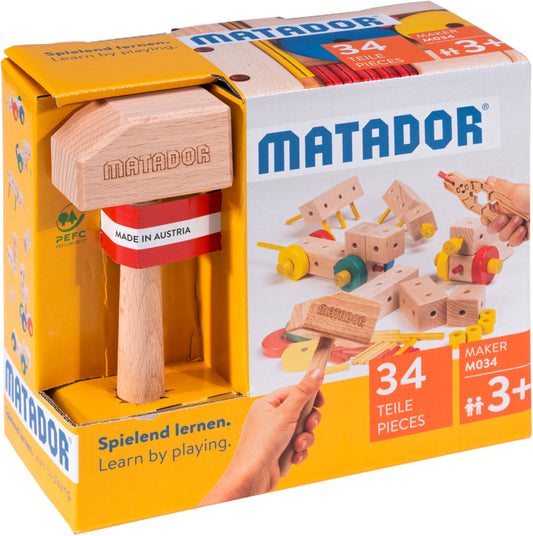 Matador | Bouw Set | Maker | 34 Stuks