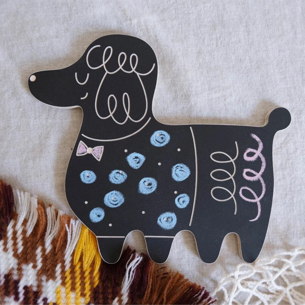 Milin | Krijtbord met Krijtjes | Poedel