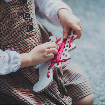 Milin | Rijgbord | Groot | T-Rex